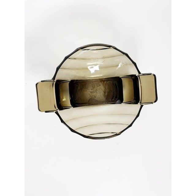 Art Deco Sculpted Glass Catchall, France, 1940s For Sale - Image 4 of 15