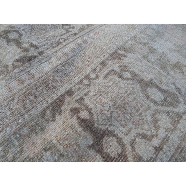 Vintage Distressed Oushak Runner 2′ × 8′4″ For Sale - Image 11 of 13
