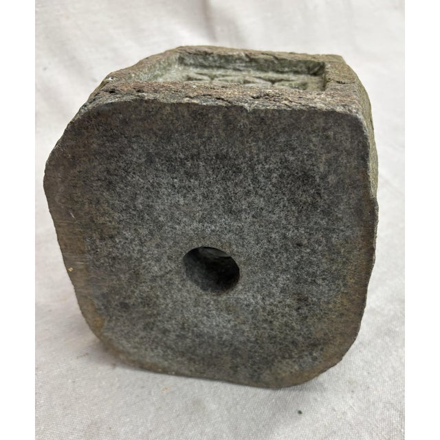 Mid-Century Granite Hand-Carved Kasugo Style Garden Ornament For Sale - Image 6 of 14
