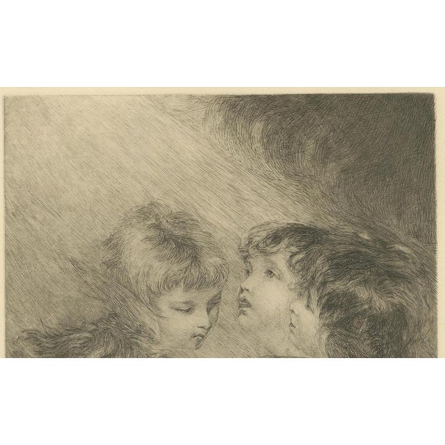 After Sir Joshua Reynolds, Angels Heads, 1890, Etching For Sale - Image 4 of 9