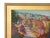 Silvio Silvestri, Italian Village With Flowers Oil Painting Including the Antiqued Gold Frame For Sale - Image 4 of 13