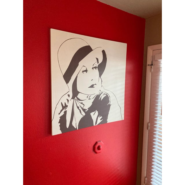 "Star" Contemporary Sasha Blake Lithograph on Canvas For Sale - Image 4 of 5