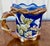 Rustic European Art Nouveau Floral Majolica Pitcher For Sale - Image 3 of 9