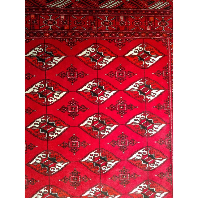 Tribal Late 20th Century Turkmen Rug For Sale - Image 3 of 18