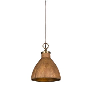 Contemporary Big Sur Wooden Pendant Light Medium