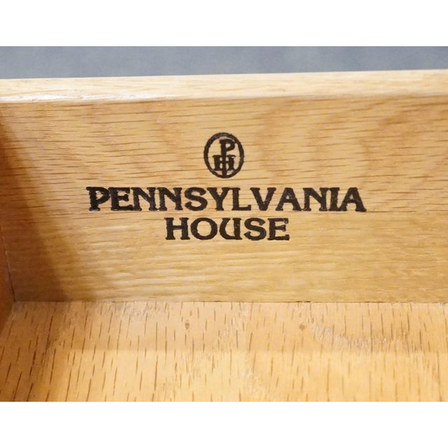 Brown Pennsylvania House Banded Mahogany Traditional Chippendale Style 54" Accent Console Sofa Table 13-1509 For Sale - Image 8 of 12