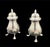 Traditional A Pair of Sterling Silver Salt & Pepper Shakers For Sale - Image 3 of 12