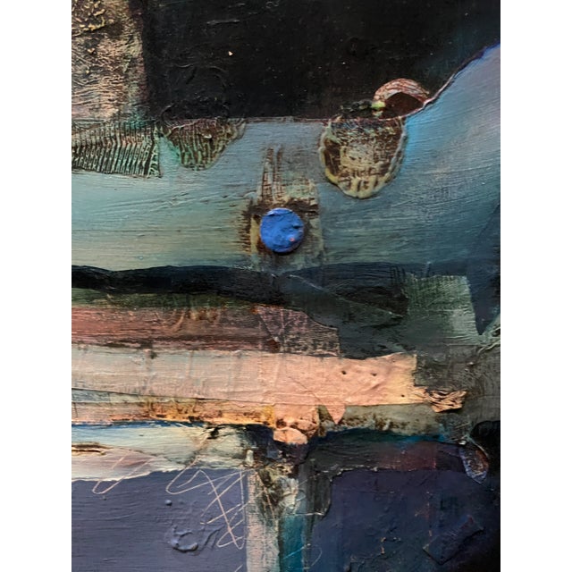 1984 Leslie Karpinski Body Painting and Collage For Sale - Image 9 of 12