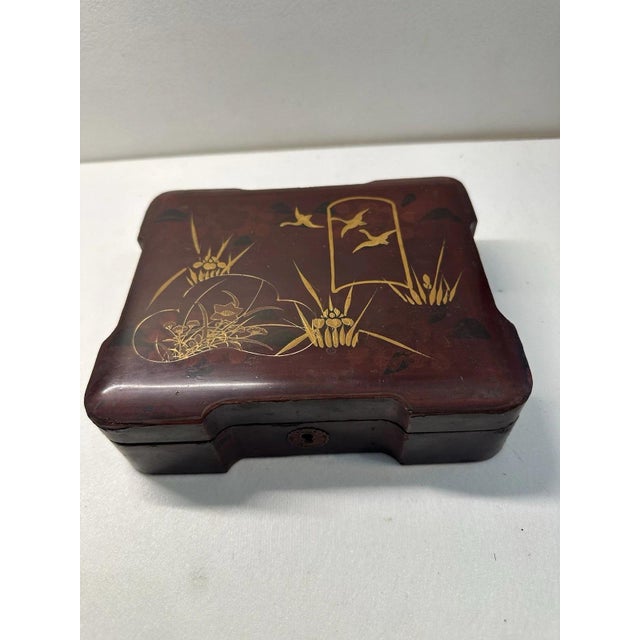Antique Japanese Lacquer Box, 1930s For Sale - Image 13 of 13