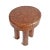 Modern Vintage West African Wood Stool For Sale - Image 3 of 5