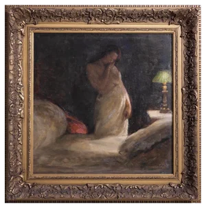 Julius Paulsen, Danish Painting, 19th-Century, Oil on Canvas, Framed