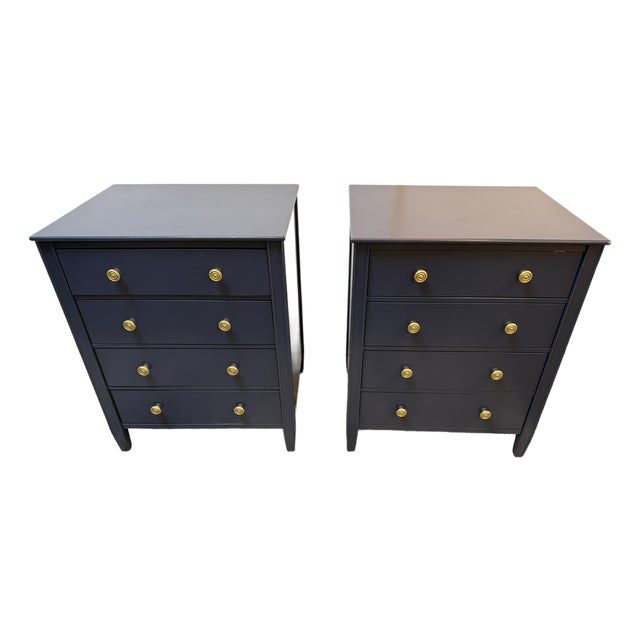 Ballard Designs Sidney Nightstands, Pair For Sale