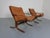Mid-Century Modern Mid-Century Modern Siesta Table and Leather Chairs by Ingmar Relling for Westnofa, Norway, 1960s, Set of 3 For Sale - Image 3 of 18