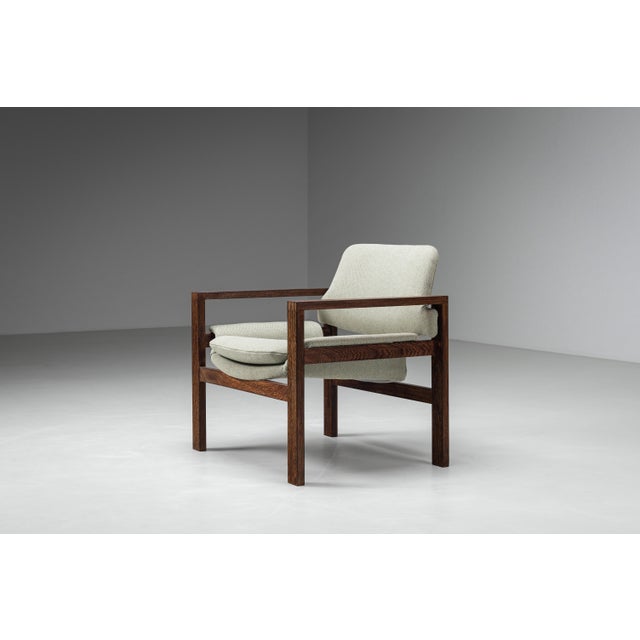 Mid-Century Wengé Lounge Chair, 1970s For Sale - Image 4 of 17
