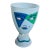 Post-Modern Glass Vase by J Kustosch for Vis-À-Vis Collection of Ritzenhoff Face For Sale