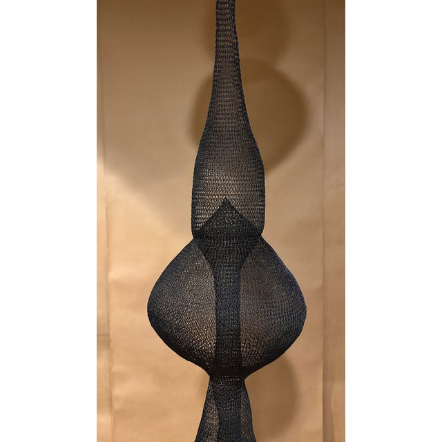 Contemporary Knitted Metal Hanging Sculpture For Sale In Atlanta - Image 6 of 12