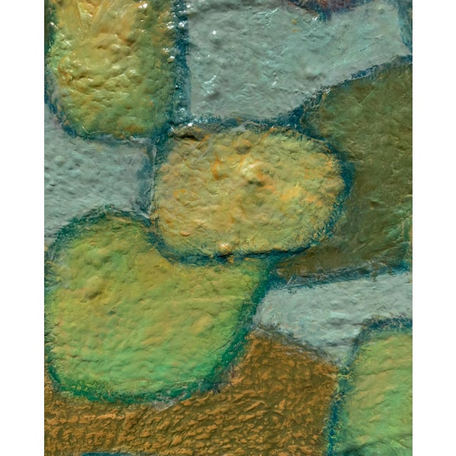 "Orbiting Meadows" Original Mixed Media Abstract by Zac Woodiel For Sale - Image 10 of 12