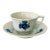 Royal Copenhagen Blue Flower Demitasse Cup and Saucer For Sale