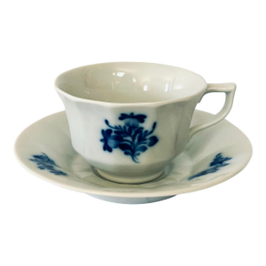 Royal Copenhagen Blue Flower Demitasse Cup and Saucer