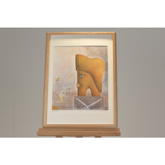 Goldener Julius, Lithograph, Falko Hamm For Sale - Image 9 of 9