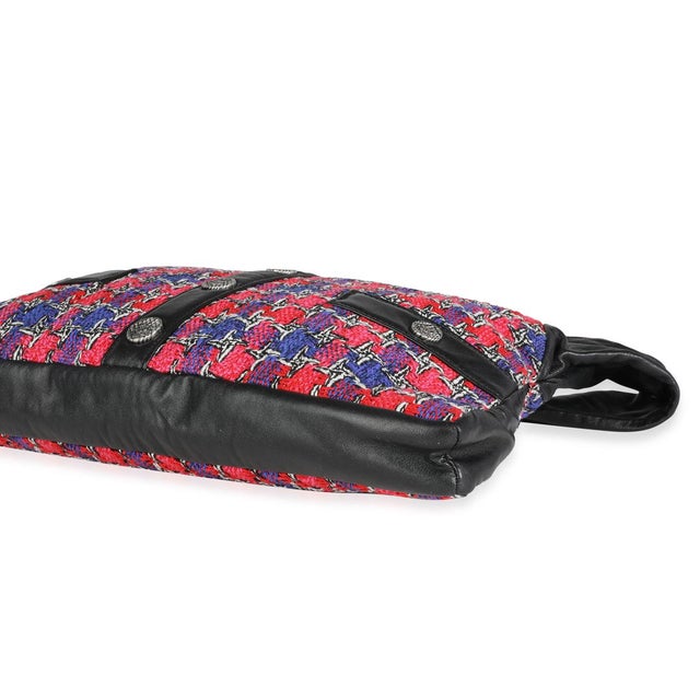 Black Lambskin & Multicolor Tweed Girl Bag For Sale In New York - Image 6 of 8