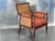 English Regency Style Mahogany and Cane Bergere Armchair, Theodore Alexander Althorp Living History For Sale - Image 3 of 13
