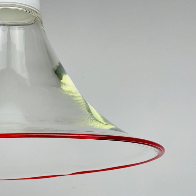 Samanta Pendant Lamp in Murano Glass attributed to Roberto Pamio for Leucos, Italy, 1970s For Sale - Image 12 of 14