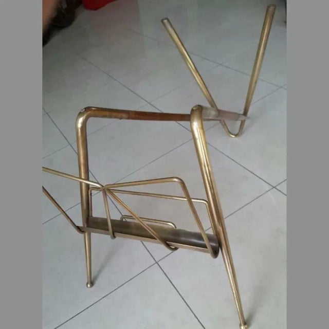 1960s Magazine Rack Table by Cesare Lacca, 1960s For Sale - Image 5 of 7