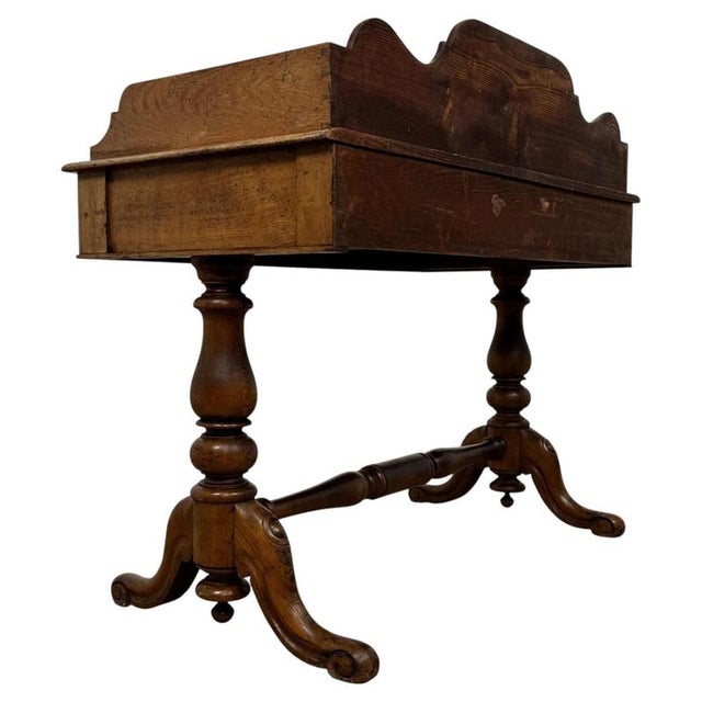 Brown 19th Century Antique English Oak Washstand For Sale - Image 8 of 10