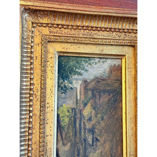 Late 19th Century Adolphe-Félix Cals (French, 1810–1880) "Une Rue À Honfleur" C. 1870 For Sale - Image 5 of 12