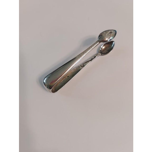 Victorian Antique Imperial Russian Pavel Ovchinnikov Silver Sugar Tongs For Sale - Image 3 of 7