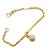 Pomellato 18K white and yellow gold rolo bracelet with a two-tone ball charm pendant. Bracelet measurements: Length: 7.5...