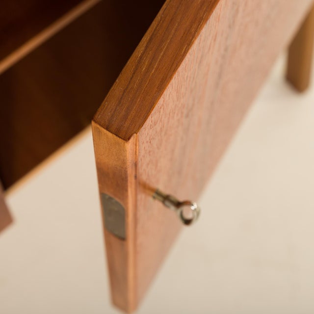 Mid-Century Modern Scandinavian Bookcase with Desk, Sweden, 1960s For Sale - Image 18 of 18