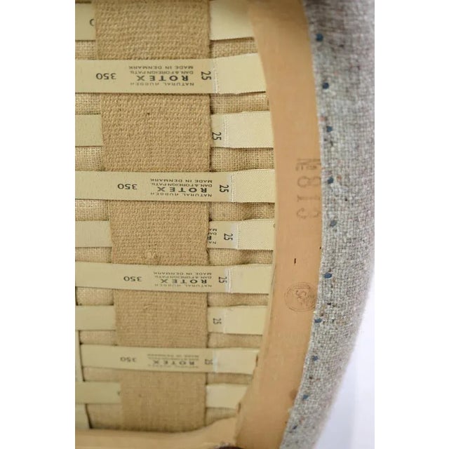 Cream Model 813 Armchair attributed to Arne Vodder & Anton Berg for Slagelse Møbelfabrik, 1960s For Sale - Image 8 of 13