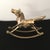 Metal Traditional Brass Horse - Vintage Brass Rocking Horse For Sale - Image 7 of 7