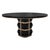 Not Yet Made - Made To Order "Oliva" Round Table With Stainless Steel and Bronze Details, Handmade For Sale - Image 5 of 5