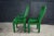 8 Mid 20th Century Hollywood Regency Green Velvet Parsons Style Dining Chairs After Milo Baughman For Sale - Image 6 of 18