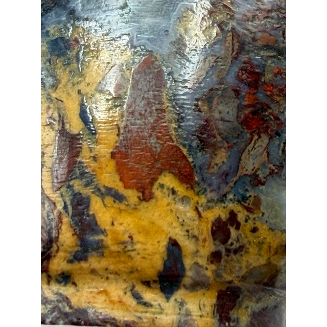 Colorful Vintage Stone Snuff Bottle For Sale - Image 9 of 10