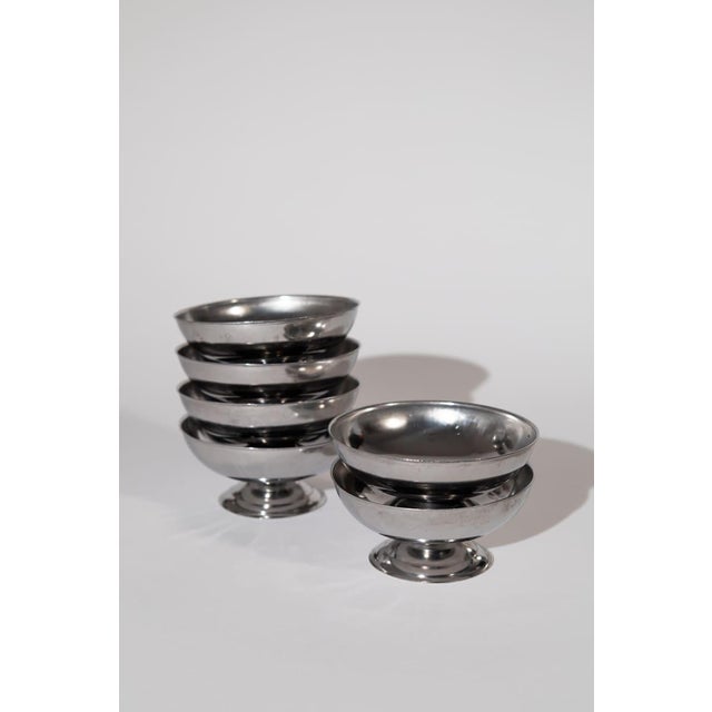 Vintage French Dessert Coupes #2- Set of 6 For Sale - Image 9 of 10