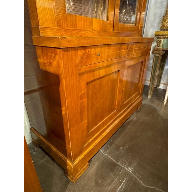 Early 20th Century Antique Italian Maple Transitional Style Bookcases For Sale - Image 5 of 5