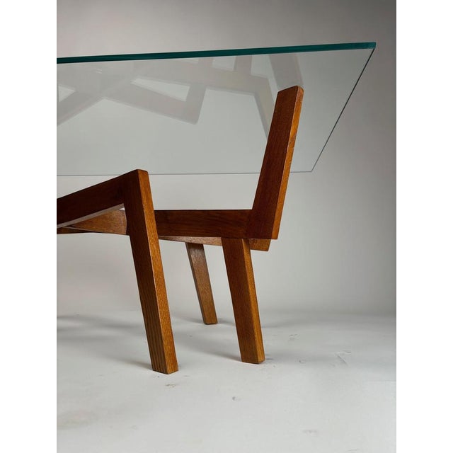 Mid-Century Modern Sculptural Wooden Coffee Table, Italy, 1950s For Sale - Image 11 of 17