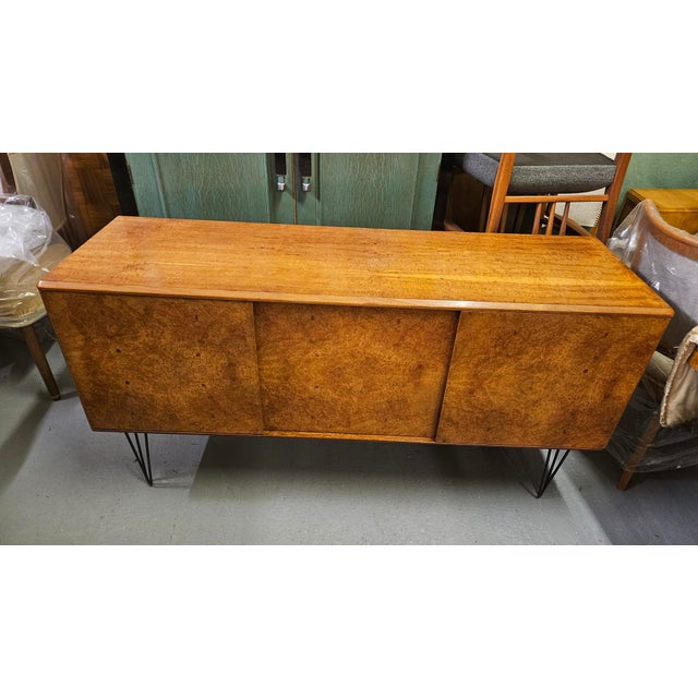 Wood Mid-Century Sideboard Cabinet, 1960s For Sale - Image 7 of 17