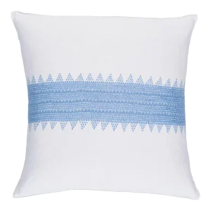 Schumacher Chamula Pillow 20" in Sky