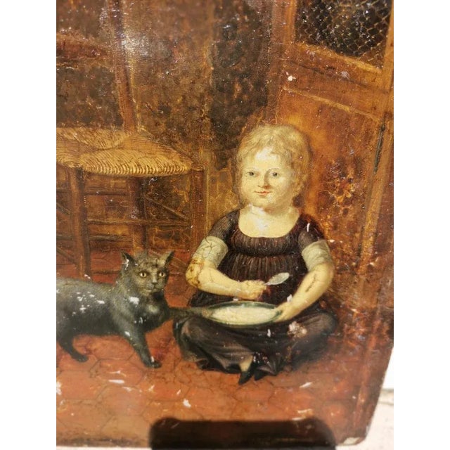 Baroque European School Artist, Figurative Scene, Oil on Panel, 18th Century For Sale - Image 3 of 11