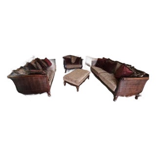 Bernhardt 4 piece Pillow Back living Room Set For Sale