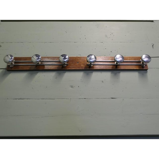 French Style 6-Hook Coat Rack in Chrome, 1960 For Sale - Image 3 of 7