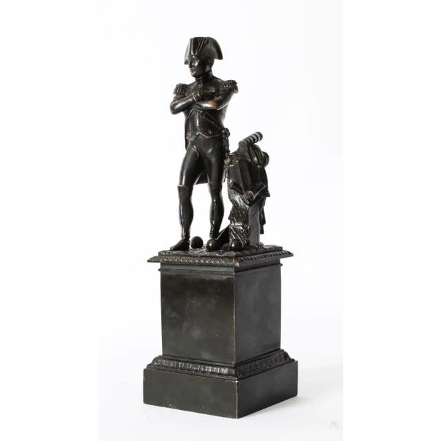 19th Century Napoleon Bonaparte Library Bronze Sculpture For Sale - Image 16 of 17