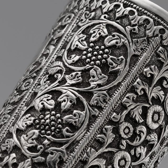 Antique 19th Century Indian Kutch Silver Beaker, 1890 For Sale - Image 13 of 15