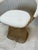 Off-white Eternity Modern Platner Style Arm Chairs, Pair For Sale - Image 8 of 12
