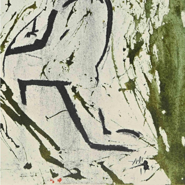 Took The Body Of Jesus is a Color lithograph on heavy rag paper realized in 1964. It is part of Biblia Sacra vulgatæ...